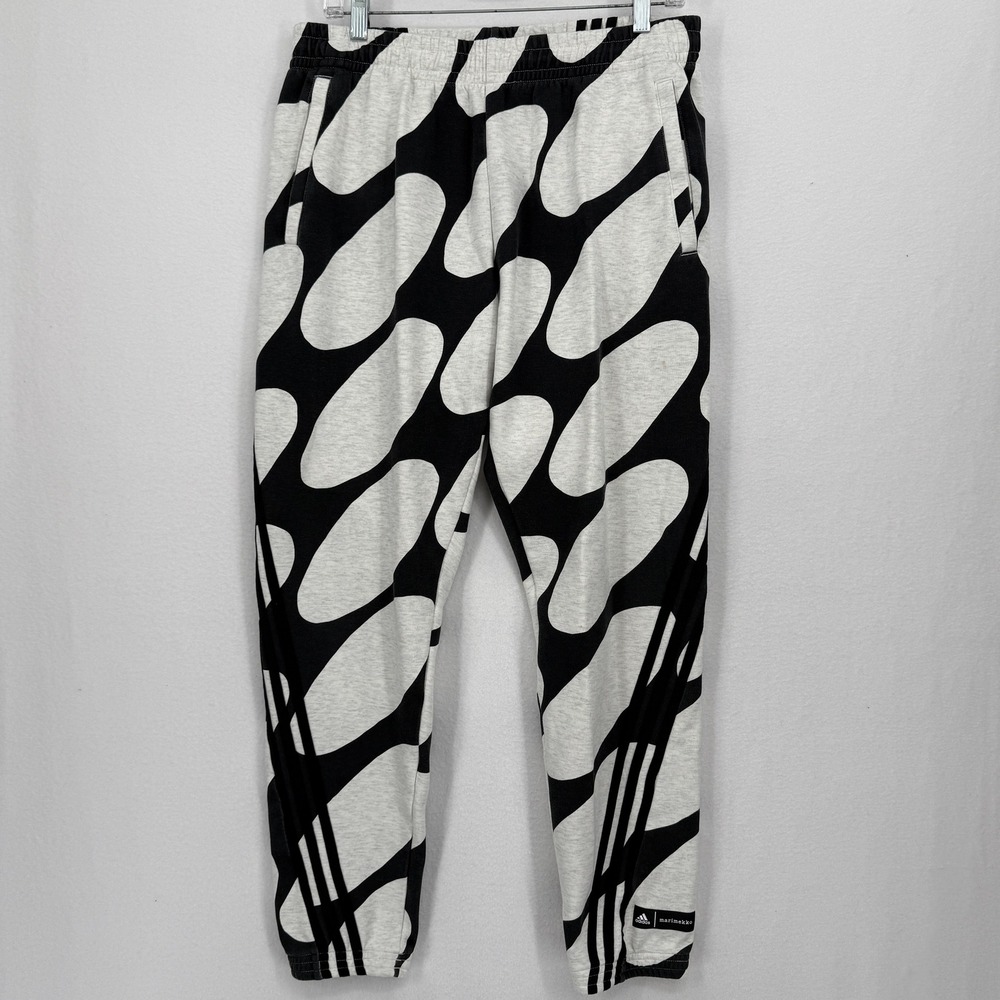 Adidas Marimekko Sportswear Future Icons Jogger Pants L Gray Black Sweatpants